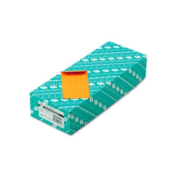 Quality Park Quality Park Coin & Small Parts Envelopes, No 5, 2-7/8"W x 5-1/4"H, Kraft, 500/Pack 50462 - main